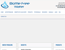 Tablet Screenshot of bottlefreeh2o.com